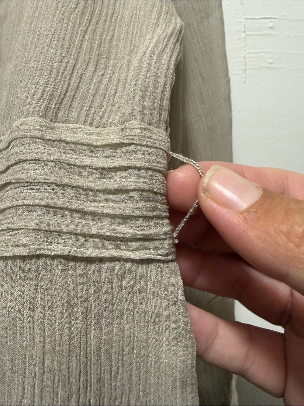 Elie Tahari 100% Silk Lace Trim Blouse | Size Small - Picture 9 of 11